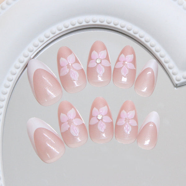 12 Sizes-24 Pcs Press On Nails Z1129