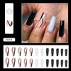 12 Sizes-24 Pcs Press On Nails Z634