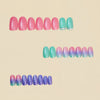 12 Sizes-24 Pcs Press On Nails Y1443
