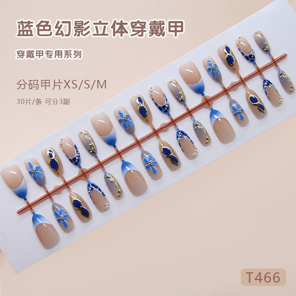 30 Pcs Press On Nails Z1373