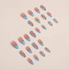 12 Sizes-24 Pcs Press On Nails W490