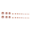 12 Sizes-24 Pcs Press On Nails F190