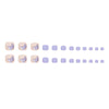 12 Sizes-24 Pcs Press On Nails F127