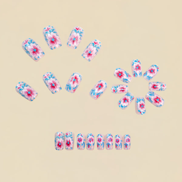 12 Sizes-24 Pcs Press On Nails Y1647