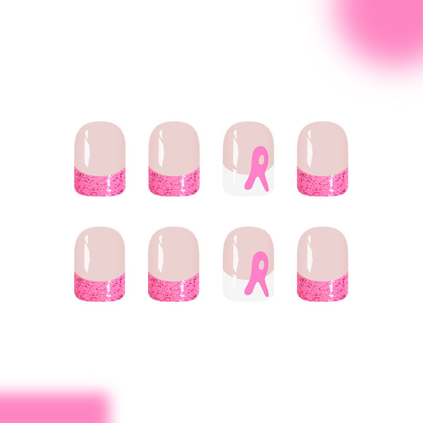 12 Sizes-24 Pcs Press On Nails C1214