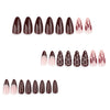 12 Sizes-24 Pcs Press On Nails JP3741