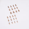 12 Sizes-24 Pcs Press On Nails JP1420