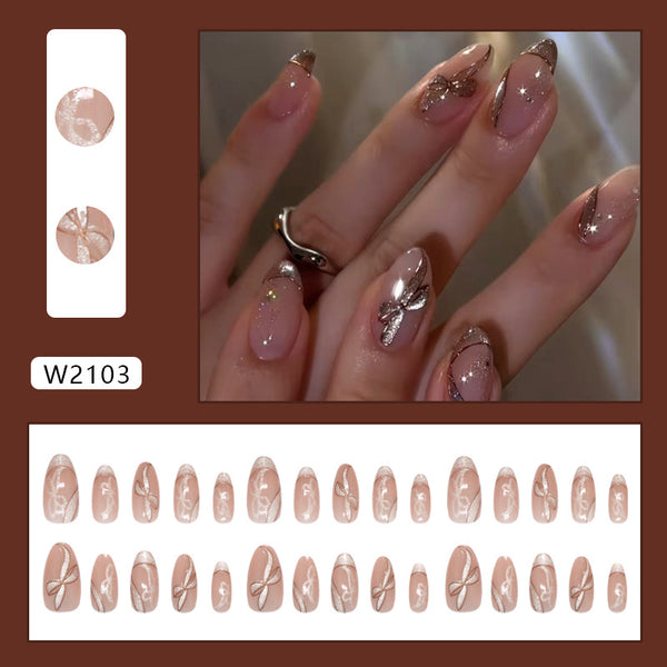 30 Pcs Press On Nails W2103