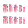 12 Sizes-24 Pcs Press On Nails JP3672