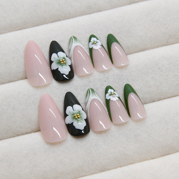 12 Sizes-24 Pcs Press On Nails Z944