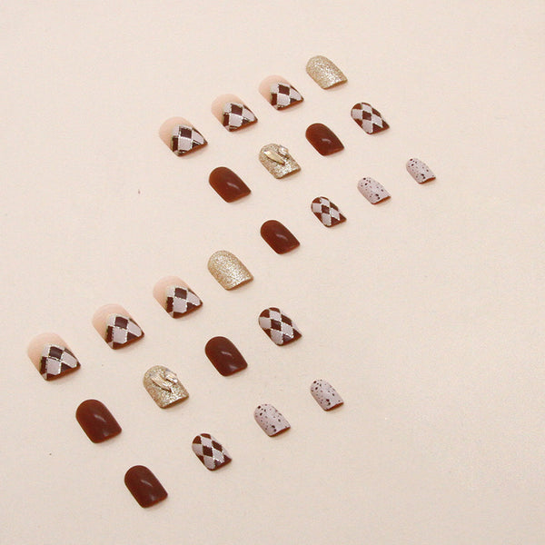 12 Sizes-24 Pcs Press On Nails Z540