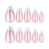12 Sizes-24 Pcs Press On Nails JP4323