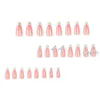 12 Sizes-24 Pcs Press On Nails JP2736