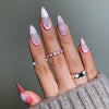 12 Sizes-24 Pcs Press On Nails JP3136