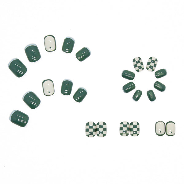 12 Sizes-24 Pcs Press On Nails R255