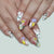 12 Sizes-24 Pcs Press On Nails C1643
