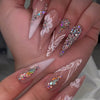 12 Sizes-24 Pcs Press On Nails BZ1417