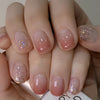 12 Sizes-24 Pcs Press On Nails Y1010