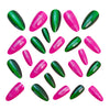 12 Sizes-24 Pcs Press On Nails Y1202