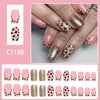 12 Sizes-24 Pcs Press On Nails C1188