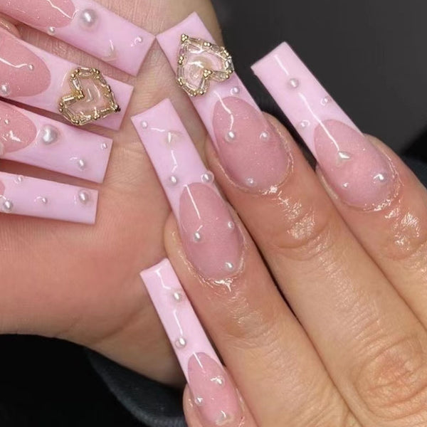 12 Sizes-24 Pcs Press On Nails JP1615