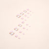 12 Sizes-24 Pcs Press On Nails F073