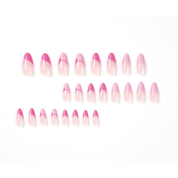 12 Sizes-24 Pcs Press On Nails JP1936