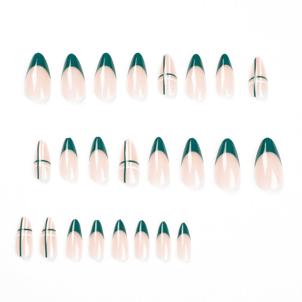 12 Sizes-24 Pcs Press On Nails JP1781