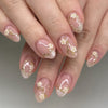12 Sizes-24 Pcs Press On Nails JP4095
