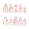 12 Sizes-24 Pcs Press On Nails JP3915