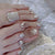 12 Sizes-24 Pcs Press On Nails F050