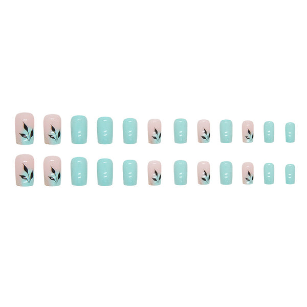 12 Sizes-24 Pcs Press On Nails W1324