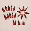 12 Sizes-24 Pcs Press On Nails W1843
