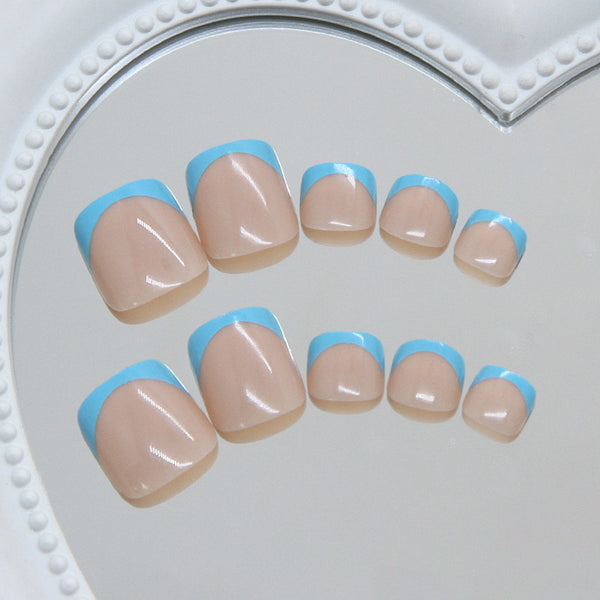 12 Sizes-24 Pcs Press On Nails F207