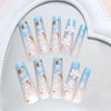 12 Sizes-24 Pcs Press On Nails Z1057