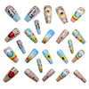 12 Sizes-24 Pcs Press On Nails Y966