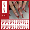 12 Sizes-24 PcsPress On Nails C762