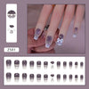 12 Sizes-24 Pcs Press On Nails Z581
