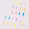 12 Sizes-24 Pcs Press On Nails JP1046