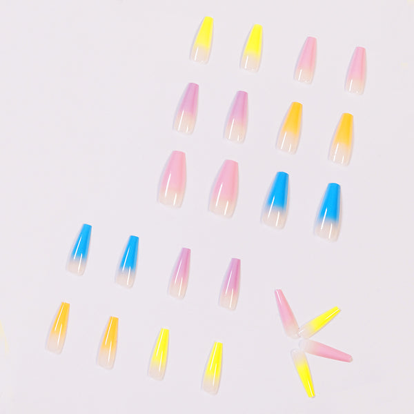 12 Sizes-24 Pcs Press On Nails JP1046