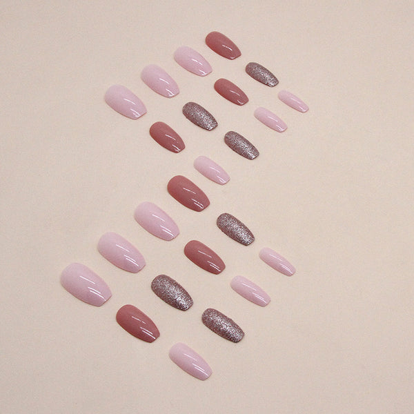 12 Sizes-24 Pcs Press On Nails W1297