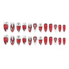 12 Sizes-24 Pcs Press On Nails W901