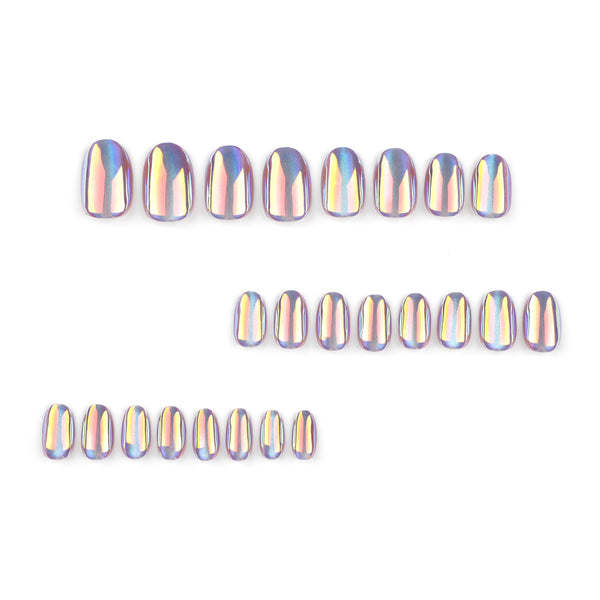 12 Sizes-24 Pcs Press On Nails JP3240