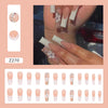 12 Sizes-24 Pcs Press On Nails Z243