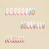 12 Sizes-24 Pcs Press On Nails Y1300