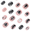 12 Sizes-24 Pcs Press On Nails JP4116