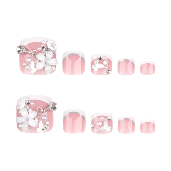12 Sizes-24 Pcs Press On Nails JP3346