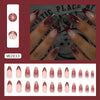 12 Sizes-24 Pcs Press On Nails W2033