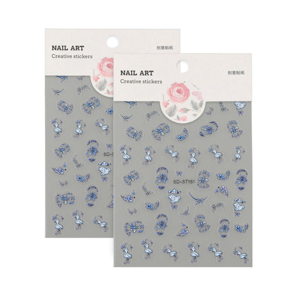 5D Nail Art Sticker 5DST151