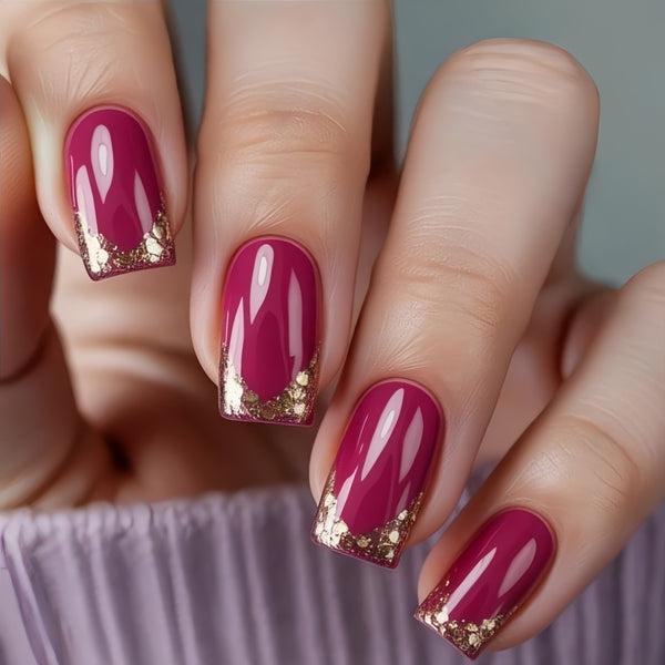 12 Sizes-24 Pcs Press On Nails Y1548